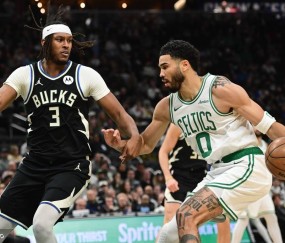 塔图姆23+11+9布朗26分 凯尔特人6人上双击败雄鹿