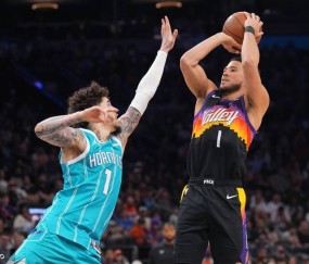 布克30+10吉莱斯皮24分 太阳主场击败黄蜂