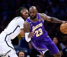 东契奇41+8詹姆斯14+6+8 里夫斯26分湖人送篮网10连败